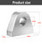 Weld on Shackle Clevis Mounts, for Most Vehicles Bumper Towing, 1-inch Thickness Heavy Duty Steel (Set of 2)