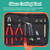Weideer 10pcs Glass Cutting Tool Kit - Glass Cutter, Running Pliers, Grozer Pliers, Oil Feed, Engraving Pen, Screwdriver