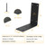 8-Pack 6" x 6" x 2⅜" L Right Angle Bracket, Heavy Duty Corner Bracket