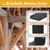 8-Pack 6" x 6" x 2⅜" L Right Angle Bracket, Heavy Duty Corner Bracket