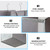 FENTEC Hanging Laundry Hamper，2 Pack Grey Hanging Laundry Basket