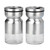 Cuisinox Stainless Steel Salt & Pepper Shakers Set, with Caddy, 4" each