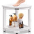 KingPavonini HDPS Corner Shower Stool for Shaving Legs, Waterproof, White