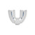 U-Shaped Toothbrush Replacement Head for Ultrasonic Toothbrush