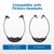 TV · EARS Genuine Replacement Earbud Tips for Original 4 Pairs, Digital & 5.8 Digital TV Ears Headsets, 1 Year Supply of Ear Tips Replacement, Gray