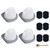 4 Pack 2033 Vacuum Filter Compatible with Bissell 2033 Vacuum Cleaner
