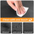 4 Pack Waterproof Rubber Apron, Adjustable Black Apron for Men & Women