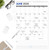 GuassLee Large Wall Calendar 2027-2028, 18 Month, 22"x15"