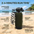 Vevitts Portable Shower 2.1 Gallon (8L), Camping Shower with 10 Mode Shower Head, Portable Beach Shower for Surfing, Camping & Van Life – Outdoor Rinse Kit with Hand Pump