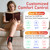 Cordless Red Light Therapy Ankle Wrap with Heat & Vibration, 660nm & 850nm