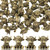 Civaner 24 Pcs Mini Highland Cow Figurines Vintage Brass Highland Cow