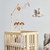 Baby Mobile Rotary Music Box Imitation Wood with Rotating Hook Crib Mobile Motor