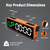 Gym Timer with Strong Magnet,LED Interval Timer for Home Gym/Workout