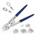 Sanuke Wire Rope Crimping Kit, Cable Swaging Tool Crimps up to 2.2mm