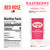 Red Rose Raspberry Herbal Tea Refreshing & Fruity Brewed Naturally Flavored Tea with 20 Individually Wrapped Tea Bags Per Box (Pack of 6) Caffeine Free Brew Hot