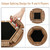 Shut The Box Game for 1-6 Players, Plusvivo Large Round Wooden Board Dice Game with 14 Dice for Adults, 6 Way Clever Math Game for Home Classroom or Pub