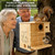 Firmlly Extra Large Outdoor Squirrel House with Upgraded Metal Latch – Wooden Squirrel Nesting Box with Double Rest Platforms, Side Panels, Ventilated Design for Backyard Wildlife