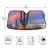 YYZZH Cactus Sunset Arizona Desert Car Windshield Sun Shade Block UV Rays Sun Visor Protector Accordion Folding Sunshade Keep Vehicle Cool&Damage Free, Easy to Use, Fits Windshields of Various Sizes
