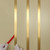 Taaizau Gold Metalized Brushed Finish Molding Trim, Peel and Stick Strip for Mirror Frame, Wall, Fireplace and Home DIY Decoration (16.4 ft x 0.4 inch)