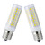 HXMLIHB E17 LED，8W Microwave Oven Bulb，80W Halogen Equivalent ，Dimmable E17 Bulb for Microwave Oven Over Stove Appliance，800Lm, AC110V/130V，Daylight White 6000K(Pack of 2)