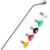 FIXFANS Pressure Washer Wand 45 Degree, Curved Extension Wand 15 Inch