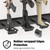 Nonkky Gun Rack for Wall, Indoor Gun Racks Wall Mount, Adjustable Rifle-Rack Heavy Duty Steel Vertical 4/8/12-Slots, Shotgun Wall Mounted Closet Display Rack