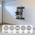 Nonkky Gun Rack for Wall, Indoor Gun Racks Wall Mount, Adjustable Rifle-Rack Heavy Duty Steel Vertical 4/8/12-Slots, Shotgun Wall Mounted Closet Display Rack