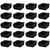 20 Pack Pegboard Bins With Metal Hooks, Black Pegboard Storage Bins, Pegboard Containers For Peg Board Organizing Accessories, Peg Board Organizer Bins For Garage, Workshop, Craft Room, Tool Shed