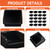 20 Pack Pegboard Bins With Metal Hooks, Black Pegboard Storage Bins, Pegboard Containers For Peg Board Organizing Accessories, Peg Board Organizer Bins For Garage, Workshop, Craft Room, Tool Shed