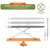 Xabitat Ironing Board 43" x 13" Foldable with Wall Hanger, Full Size