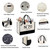 KDBDSYZB 70th Birthday Gifts for Women Canvas Tote Bag, Unique 70 Year Old Birthday Gifts for Wife Mom Sister Aunt Friends Her, 1956 Beach Bag and Cosmetic Bag