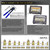 ASKWAY Rivet Nut Tool Set SAE & Metric 860 PCS SAE Pressure Rivet Nut Kit