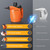 TICYACK Handheld Steam Cleaner, 500ML & Continuous Steam, 16 PCS, Orange