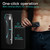 Brightman Electric Body Hair Trimmer for Men – Waterproof Cordless Groomer with Ceramic Blades LED Light & 120-Min Runtime for Chest Groin Armpits Legs & Travel