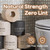 ECO BOOM Unbleached Bamboo Toilet Paper, 100% Tree-Free & Plastic-Free Packaging, 24 Mega Rolls, 360 Sheets & 3-Ply | PFAS Free, BPA Free, Septic Safe & FSC Certified