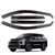 DOLKSN Smoke Black in-Channel Window Visor Window Deflectors Rain Guards Compatible with 2022-2026 Mitsubishi Outlander 4-Piece Set