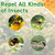 36 Pack Wasp Repellent Outdoor - Bee Repellent for Indoor Outdoor, Natural Peppermint Oil,Repels Bee, Yellow Jacket, Hornet, Wasp, Mud Dauber