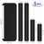 Metonsto Refrigerator Handle Covers, 5 Pieces, Leather Kitchen Appliance Handle Covers Keep Your Fridge Microwave Oven Stove Dishwasher Clean, Save Your Time, Trimmable and One Size Fits All (Black)