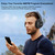 X5 AM FM Radio Headphones, Rechargeable Portable Radio Headset for Mowing