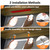 CT CAPETRONIX 12v Led Light Bar Strip, 80leds 1200LM 6.5W DC 12 Volt Led Strip Lights Fixtures with Switch, Enclosed Trailer Lights for RV Interior, Van, Truck Lorry, Camper, Boat, Caravan (8Pcs)