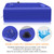 Foldable Portable Water Storage Bladder - 105 Gallon Large Water Tank with 3/4" PVC Spigot and Hose Kit for Camping, Garden, Emergency