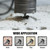 GRIXLEN 3.5 inch / 90mm Concrete Hole Saw with SDS Plus Shank Rod