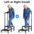2 Step Stool with Handle, Heavy Duty Step Stool for Elderly and Adults, Adjustable Handrail with Non-Slip Platform, Bedside Steps for High Beds, Kitchen and Bathroom