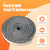 Wood Stove Gaske, Self Adhesive Flat Gasket for Stoves and Fireplaces, 5/8" Width, 1/4" Thick, 72" Length, High Temperature Fiberglass Flat Gasket Tape
