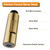 Tohlar Pull Down Kitchen Faucet Sprayer Head Replacement Part Brushed Gold