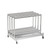 SHANGPEIXUAN Pizza Peel Rack Stainless Steel With Non-Slip Feet Pizza Turning Peel Pizza Paddle Holder Rack 4 Available Slots Organizing and Saving Space, No Pizza Oven Tools, silver