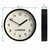 JONES CLOCKS® London Timezone wall Clock | Small Modern Clock | 8"