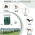 Foldable Chicken Tunnel – Instant Setup, No Assembly Required, 157 Inch Portable Chicken Run for Yard, Expandable Outdoor Tunnel (157 * 30 * 24 inches)