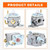 HIPA PB-580T Carburetor Tune Up Kit for Echo PB580T PB-580 PB-580H Blower