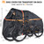 Bike Cover for Transport on Rack 2 Bikes 800D Oxford with 6m Elastic Cord